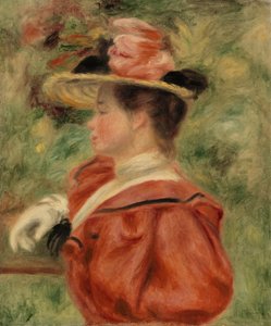 Eldivenli Kadın (Femme au gant) by Pierre Auguste Renoir
