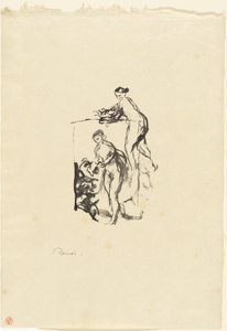 Asmalı Kadın, 3. çeşit by Pierre Auguste Renoir