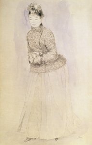 manşonlu kadın by Pierre Auguste Renoir