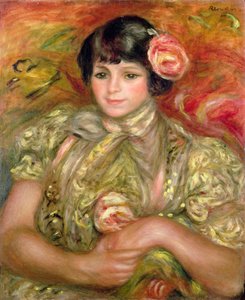 Güllü kadın by Pierre Auguste Renoir
