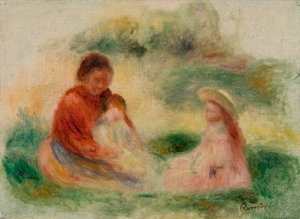 genç aile by Pierre Auguste Renoir