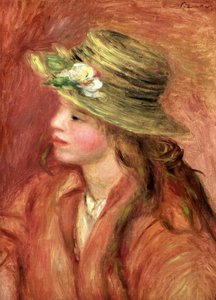 Hasır Şapkalı Genç Kız, 1908 dolayları
