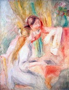 Piyanoda Genç Kızlar, 1892. by Pierre Auguste Renoir