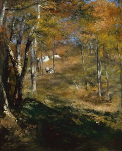 Ormandaki Genç Ağaçlar by Pierre Auguste Renoir