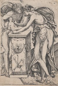 Apollon ve Heykelin Ruhu, 1607-61. by Pierre Biard