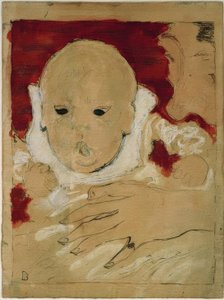 Andrée Bonnard ve oğlu Jean Terrasse by Pierre Bonnard