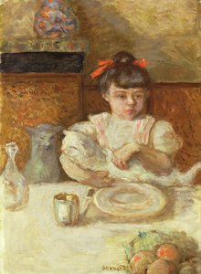 Kedili Çocuk, c.1906 (tuval üzerine yağlı boya) by Pierre Bonnard