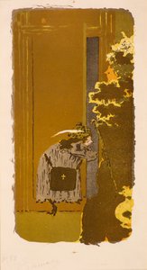 Sokakta, 20. yüzyıl (litografi) by Pierre Bonnard