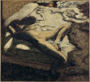 Bir yatakta uyuklayan kadın veya Indolente by Pierre Bonnard