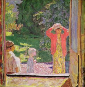 Pencerenin Önünde, 1918 by Pierre Bonnard