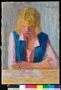 Mavi Yelekli Sarışın by Pierre Bonnard