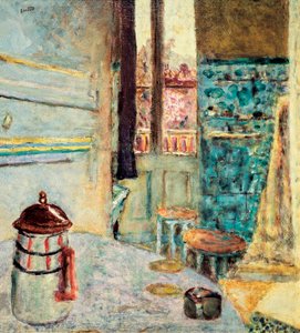 Kahve makinesinde, 1937 by Pierre Bonnard