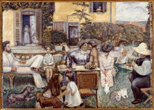 L’après-midi bourgeoise by Pierre Bonnard