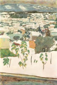 Karda Le Cannet, 1927 dolayları (tuval üzerine yağlı boya) by Pierre Bonnard