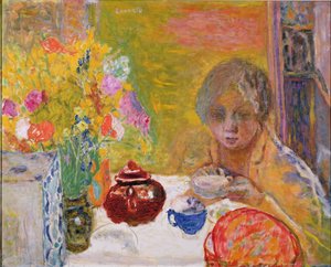Öğle yemeği, 1932 by Pierre Bonnard
