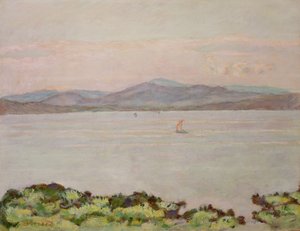La Napoule ve St. Raphael arasındaki Körfez by Pierre Bonnard