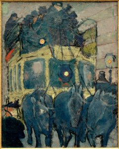 Lomnibus "Panthéon-Courcelles" by Pierre Bonnard
