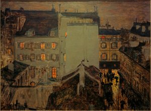 Yağmurda Montmartre veya Rue Tholozé by Pierre Bonnard