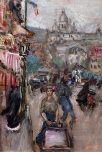 Paris manzarası veya Les Batignolles, detay by Pierre Bonnard