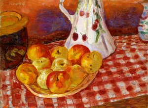Kırmızı ve Sarı Elmalar by Pierre Bonnard