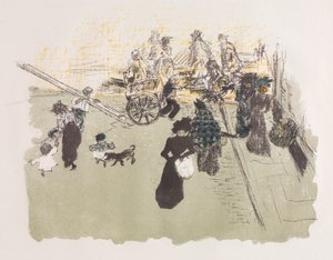 Sokak köşesi by Pierre Bonnard