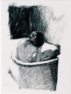 Hamam, c.1925 (lito) by Pierre Bonnard
