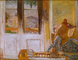 Fransız Penceresi (Matin a Le Cannet) Pierre Bonnard (1867-1947) 1932. Tuval üzerine yağlı boya. karartmak 86x112 cm Koleksiyon Privee by Pierre Bonnard