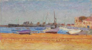 Cannes Limanı; Le port de Cannes, c.1924 (tuval üzerine yağlı boya) by Pierre Bonnard