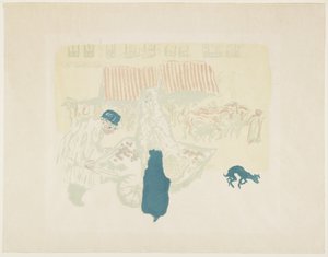 Sebze Satıcısı, c. 1897 (1899'da yayınlandı) by Pierre Bonnard