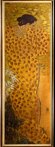 Pierre Bonnard (1867-1947) 1892 Nabis Dim tarafından kumaş üzerine bornoz boyama. 1,5x0,5 m Paris, Musee d