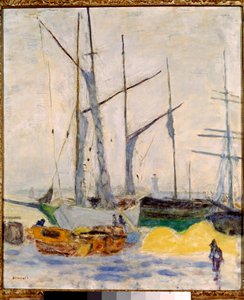 Cannes limanı by Pierre Bonnard