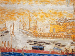 Trouville, limandan ayrılırken Tablo Pierre Bonnard (1867-1947) 1938-1945 Dim 77x103 cm Paris, ulusal modern sanat müzesi by Pierre Bonnard