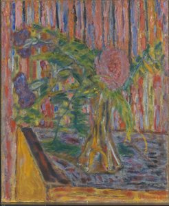 çiçekli vazo by Pierre Bonnard