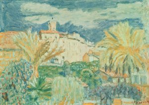 Le Cannet'in görünümü, 1920 by Pierre Bonnard