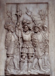 Pierre Bontemps (1505/1510-1568/1570) tarafından gerçekleştirilen I. François mezarının (1494 - 1547) kabartmalarının detayı