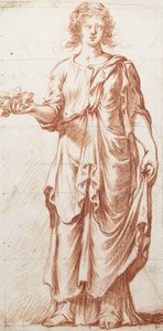 Ayakta Alegorik Bir Figür by Pierre Brebiette