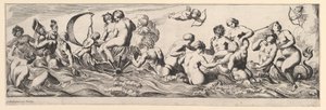 Bacchanal, 17. yüzyıl. by Pierre Brebiette