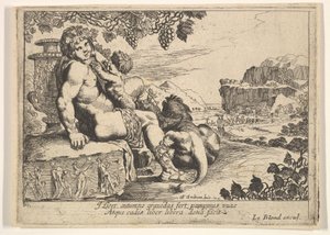 Bacchus, Satyr ve Aslan, 1610-42.