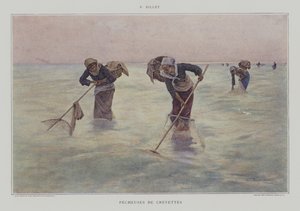 Karides Balıkçıları by Pierre Celestin Billet