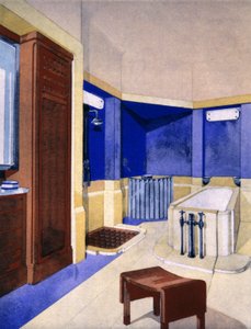 Banyo projesi, c. 1925 (guvaş)