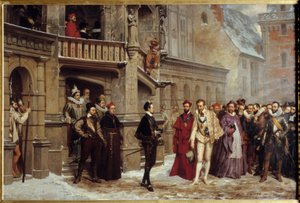 Fransa Kralı III.Henry (1551-1589) ile Guise Dükü Lorraine Kralı I. by Pierre Charles Comte