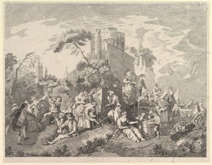 Ülke Fuarı, 1762. by Pierre Charles Levesque