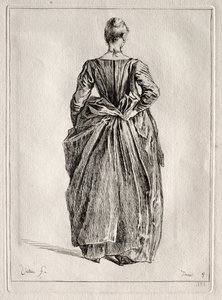 Arkadan Bir Kadının İncelenmesi. by Pierre Charles Trémolière