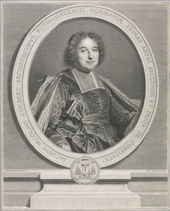 Jacques-Nicolas Colbert by Pierre Drevet
