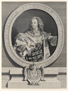Louis XV, Fransa Kralı (1710-1774) by Pierre Drevet