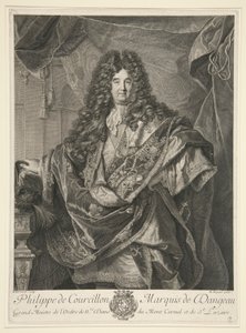 Philippe de Courcillon, Dangeau Markisi by Pierre Drevet