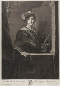 Hyacinthe Rigaud'un Portresi by Pierre Drevet