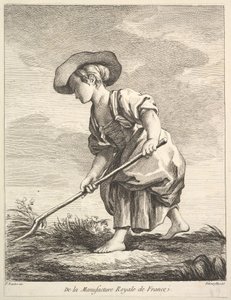 Çiftlik işi yapan küçük kız, M..., 1757