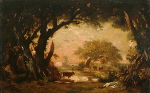 Fontainebleau Ormanlarında Açıklık by Pierre Etienne Theodore Rousseau