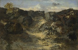 Kayalık Manzara, c. 1840 by Pierre Etienne Theodore Rousseau